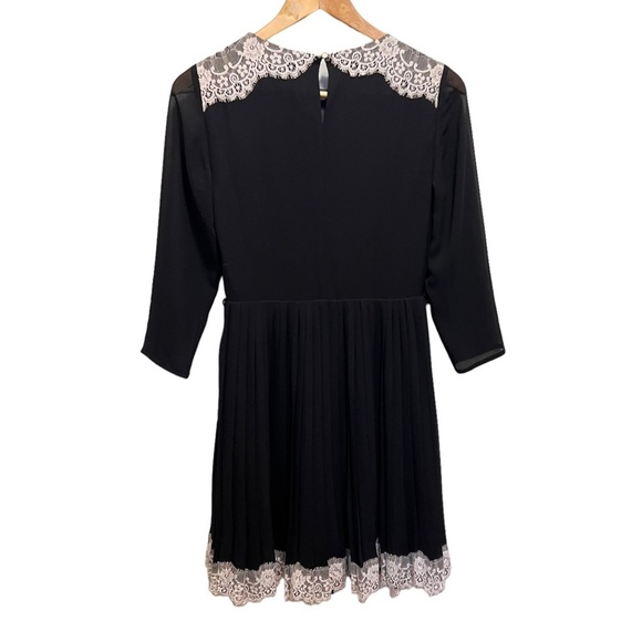 Ted Baker Olivhia Black Lace Dress Size 4 - Picture 10 of 15